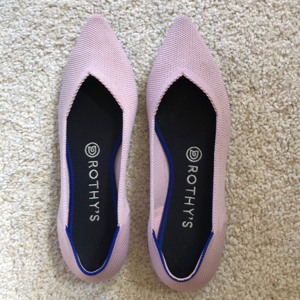 Rothy’s pointy toed flats